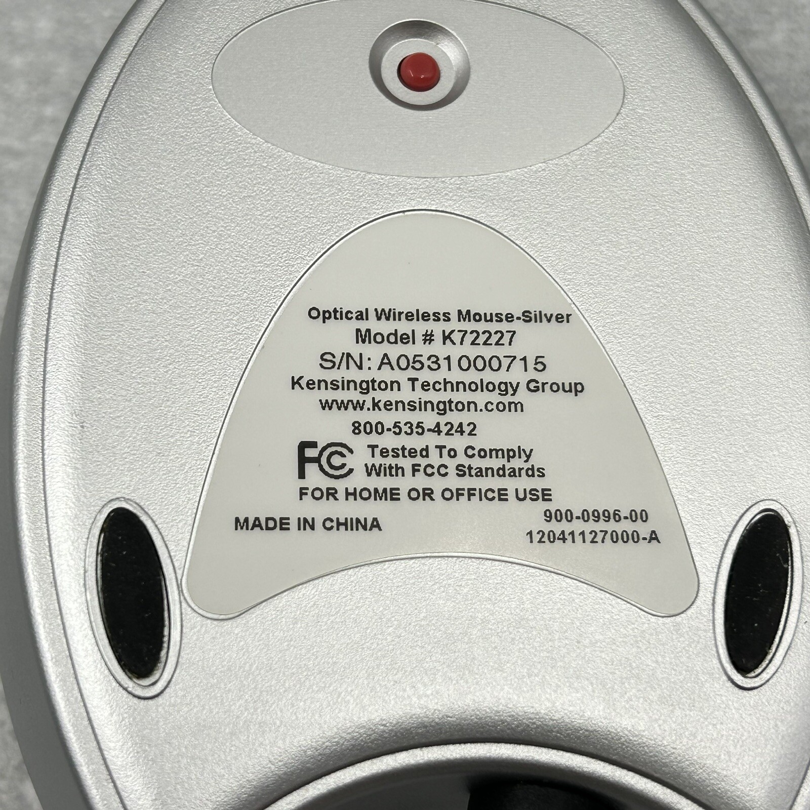 Kensington Wireless USB Mouse Receiver Only Model K72227