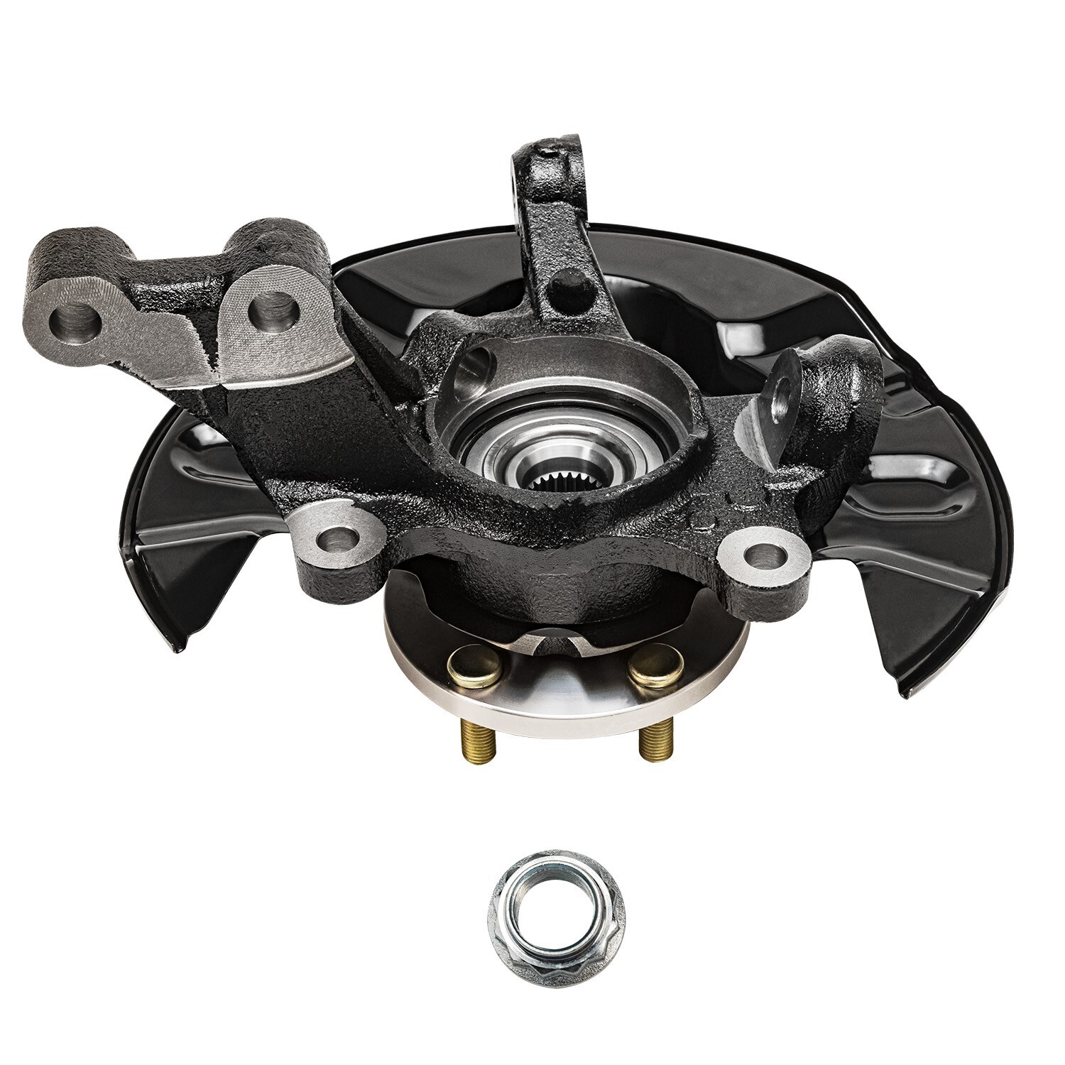 Front Steering Knuckles Wheel Hubs Struts Spring for 2003 - 2008 Toyota Corolla