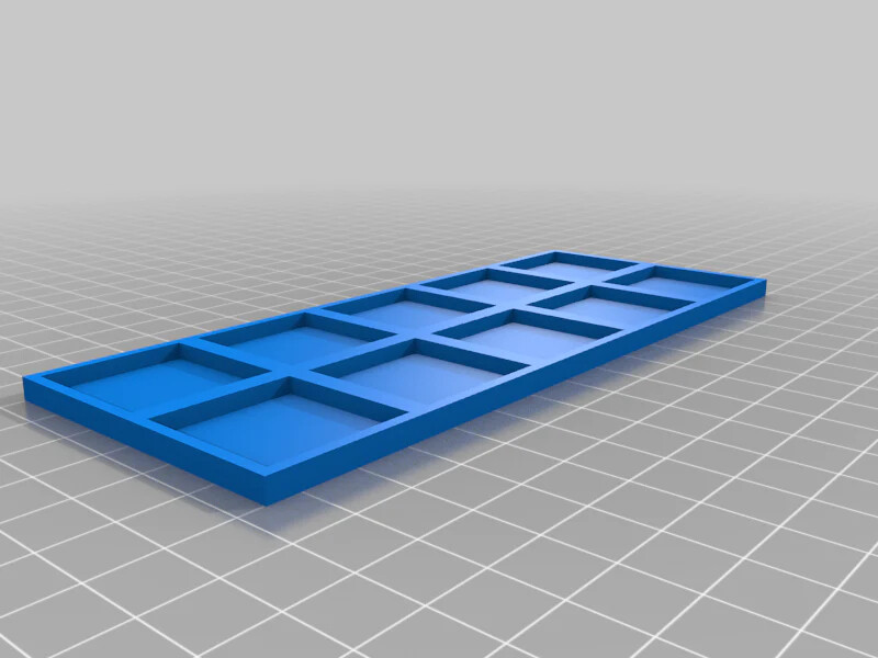 25mm Square To 30mm Square Base Conversion Movement Trays - old world compatible
