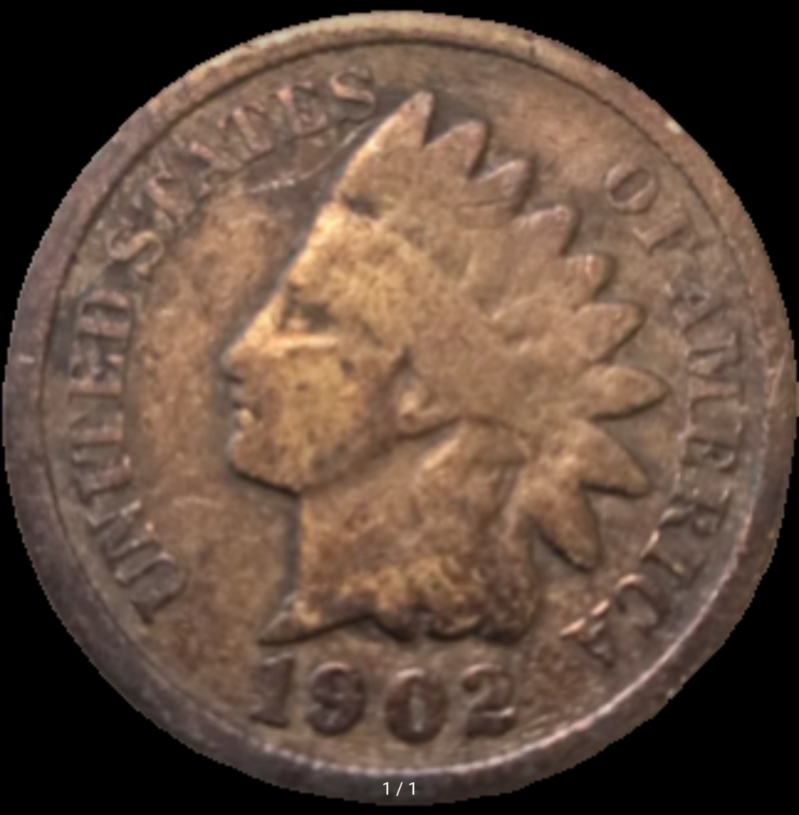 United States - 1 Cent "Indian Head Cent" 1902