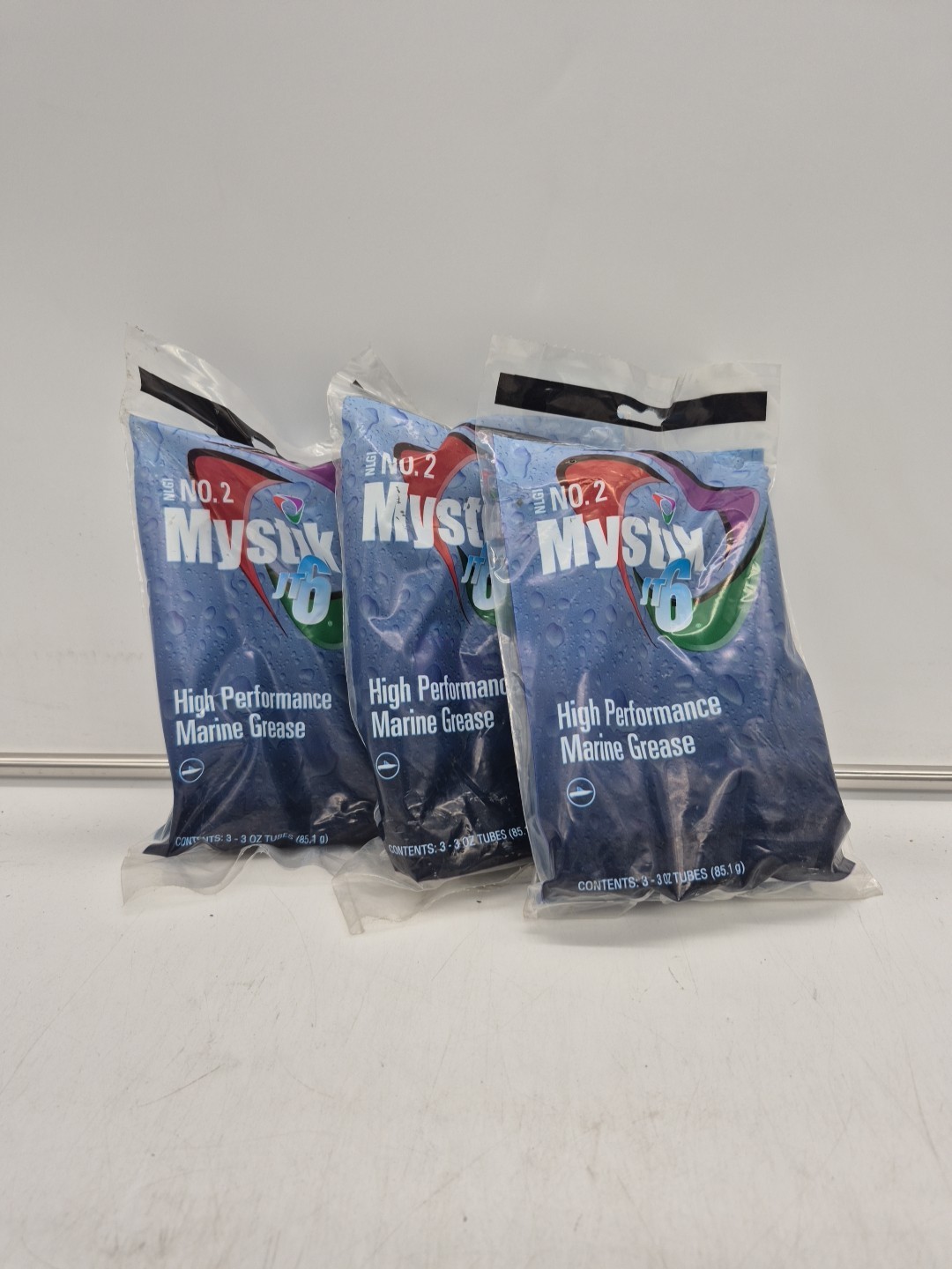 Mystik 665065002087 JT6 High Performance Marine Grease 3 oz -3 Packs of 3—9qty