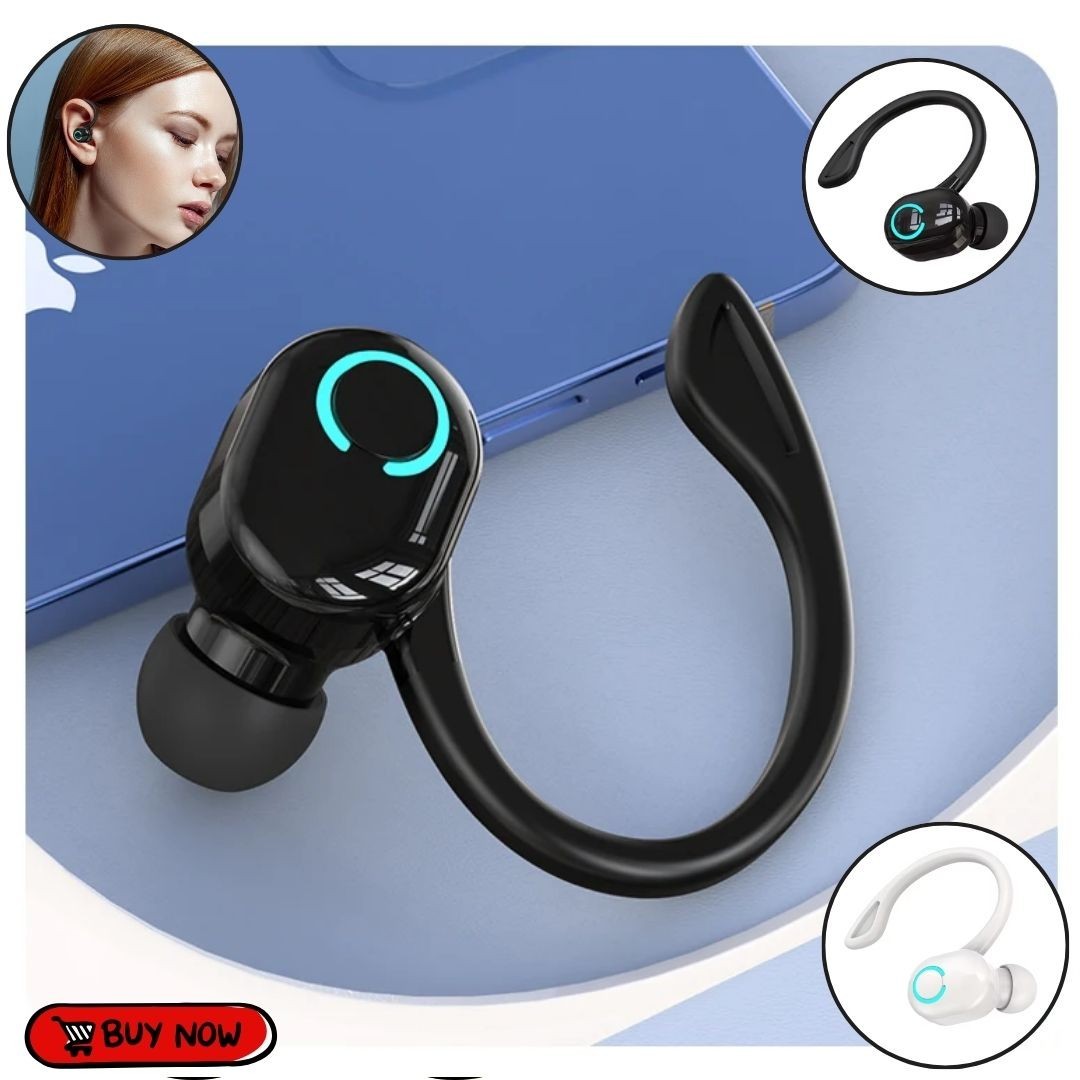 New Bluetooth 5.1 Headset Wireless Earbuds Earphones Stereo Headphones Ear Hook
