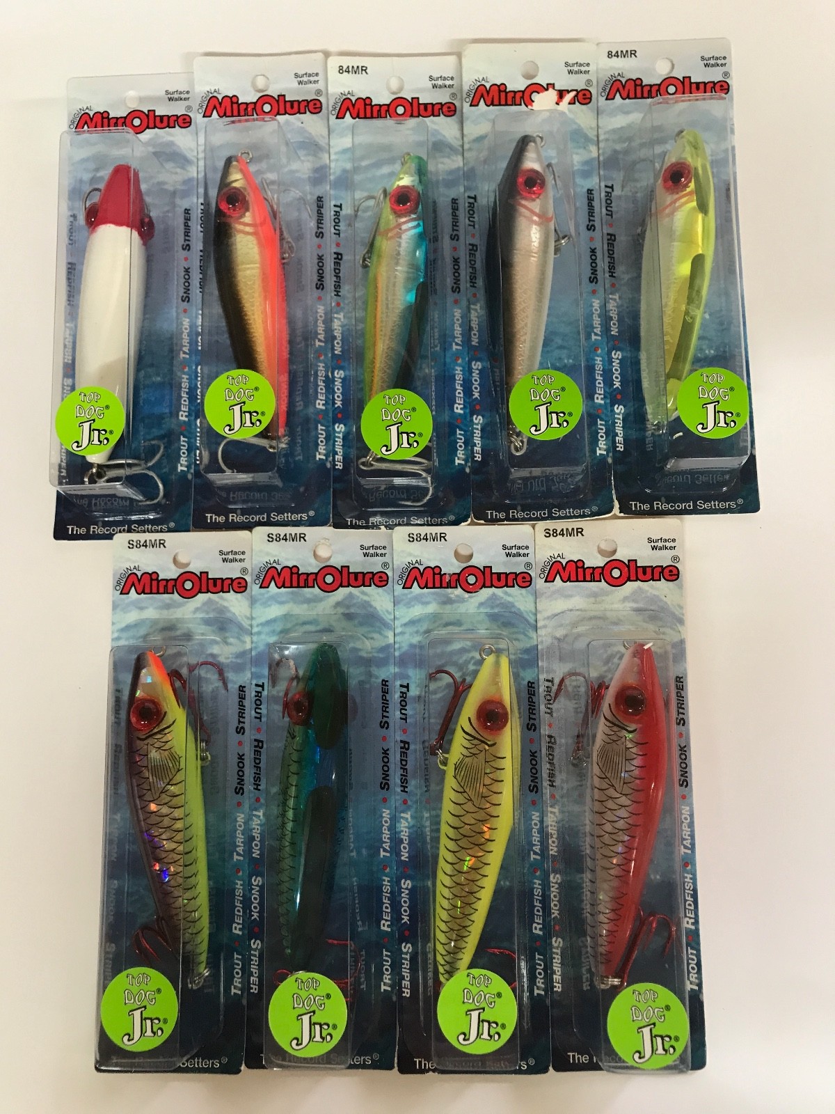 Mirrolure Floating Topwater Fishing Bait Lure 84 Series Top Dog JR. Choose