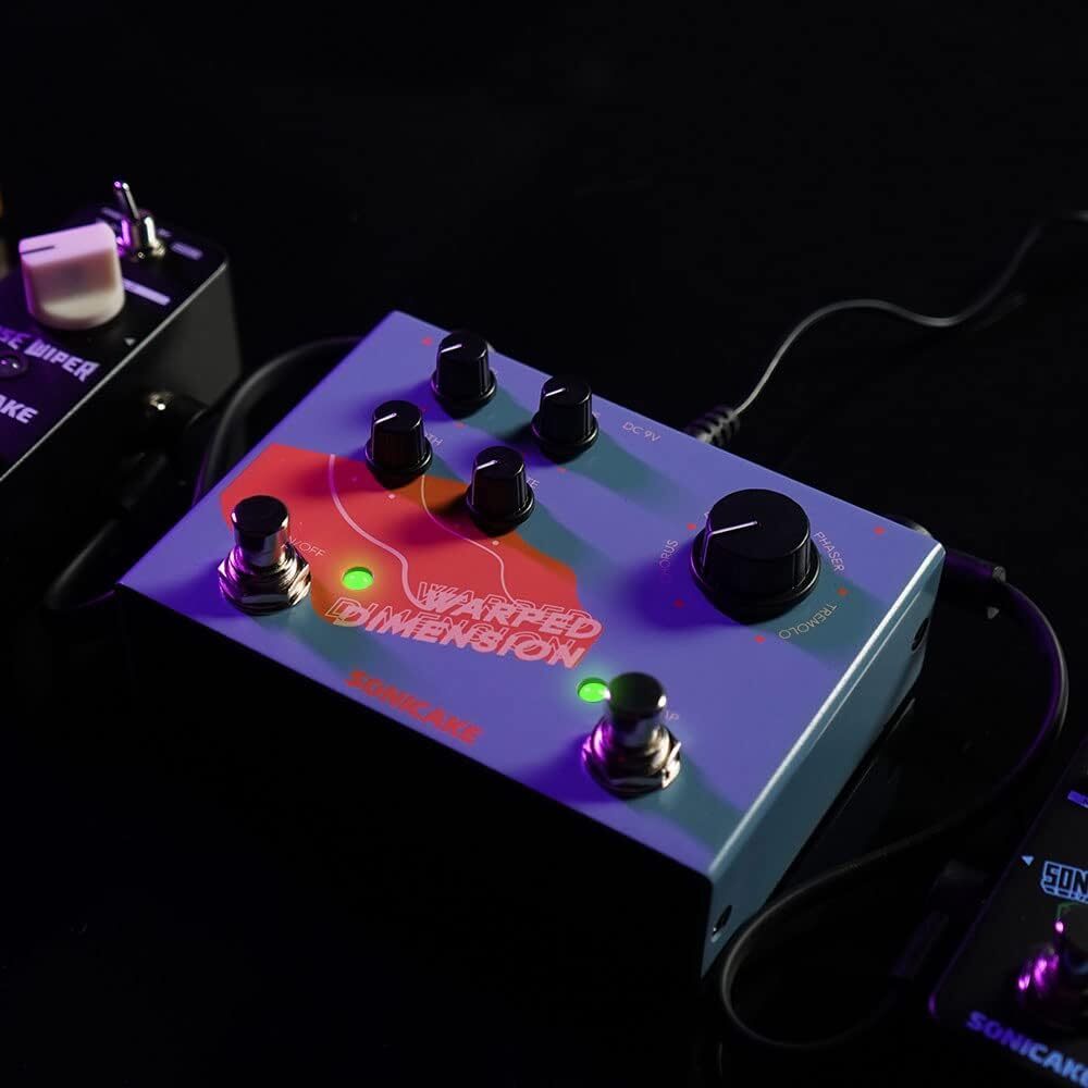 SONICAKE Warped Digital Modulation Pedal Chorus Guitar Effect Pedal