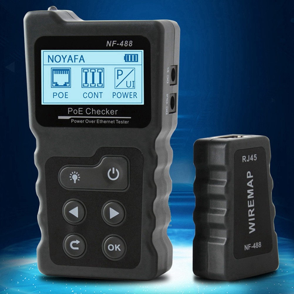 -488 PoE Test Cable Tracker Voltage Checker over the Ethernet Cat54186