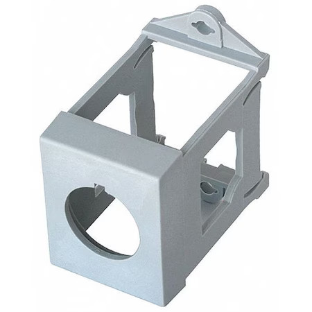 Eaton M22-Ivs Din Rail Mounting Adapter, 22 Mm, Gray