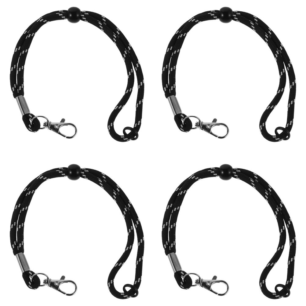 2 Pairs Gloves Adjustable Wrist Strap Anti-lost Lanyard for Skiing