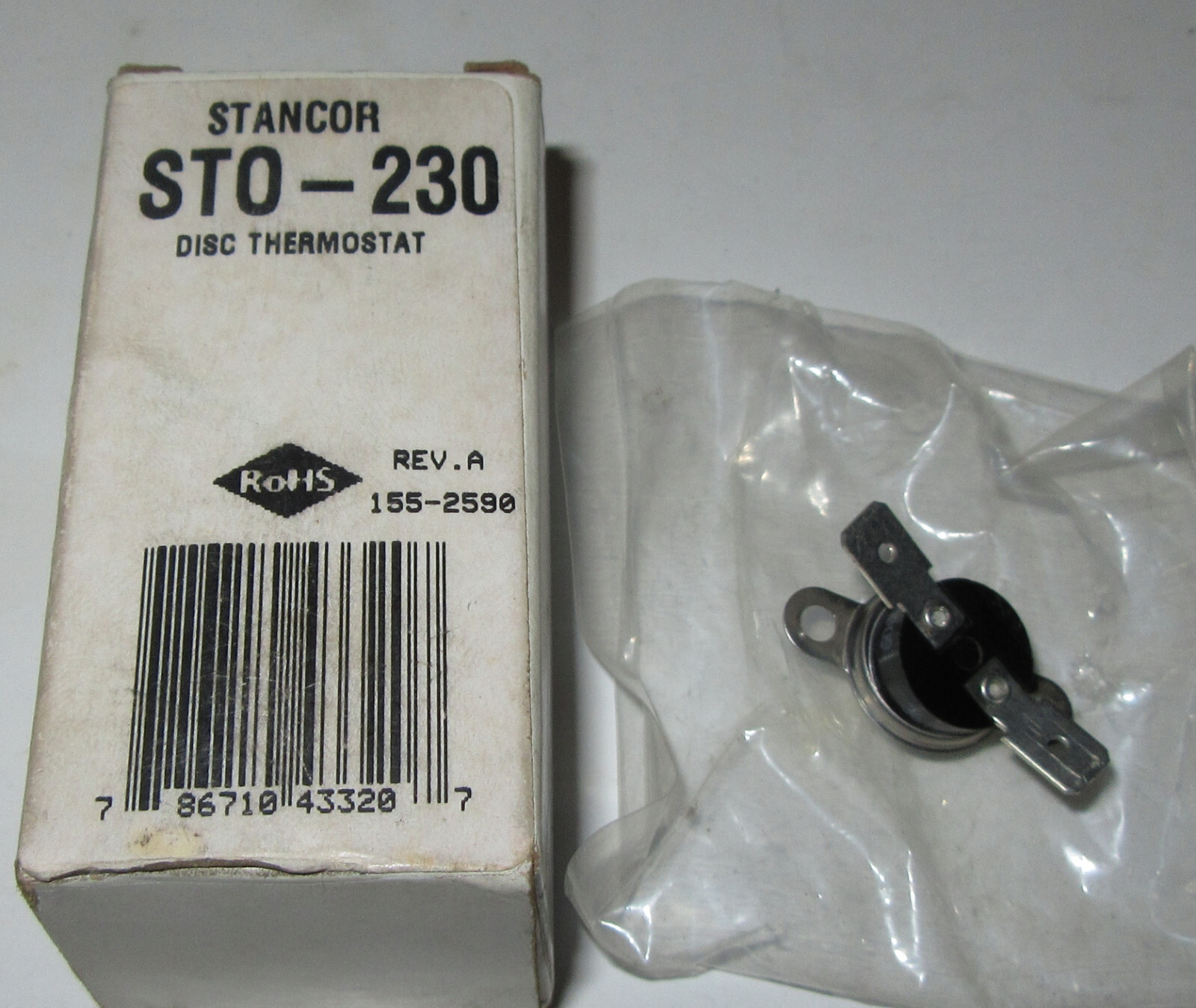 STANCOR STO-230 DISC THERMOSTAT
