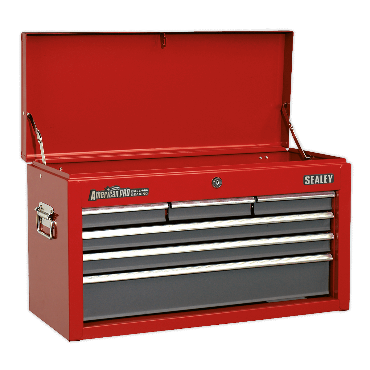 Sealey American Pro 6 Drawer Tool Chest Red / Grey
