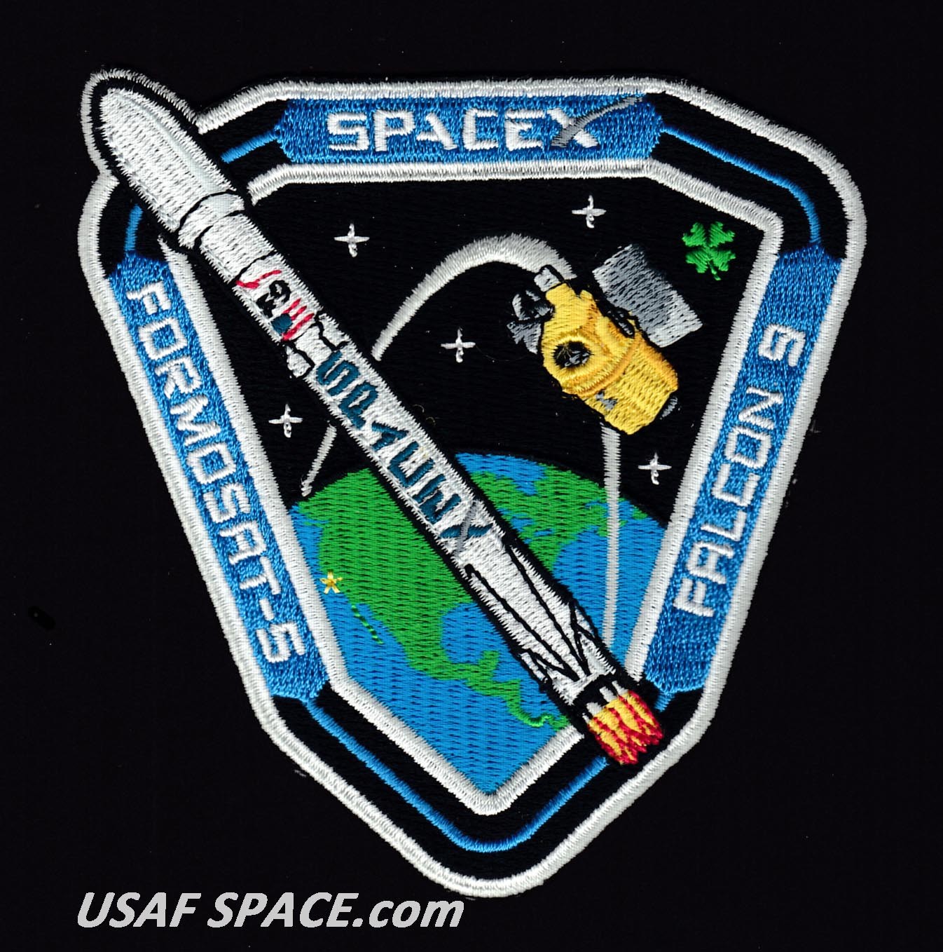 Authentic FORMOSAT-5 - SPACEX FALCON 9 Launch - VAFB SATELLITE Mission PATCH