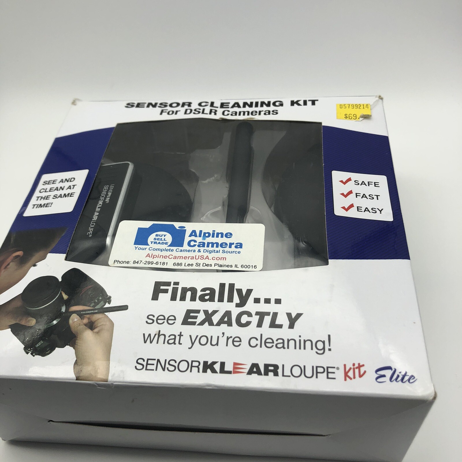 Lenspen SensorKlear Loupe Kit Elite Sensor Cleaning for Camera.
