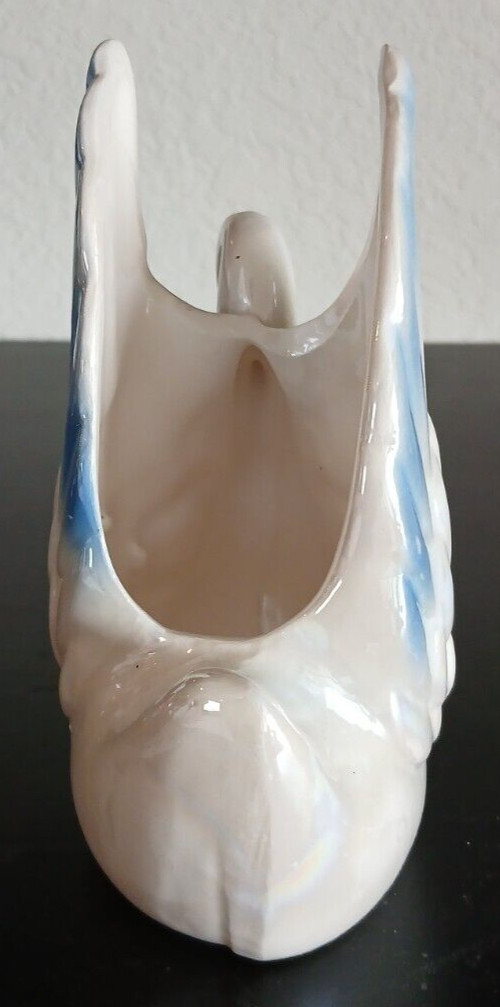 Ceramic Swan Planter 5.5" Tall Vintage