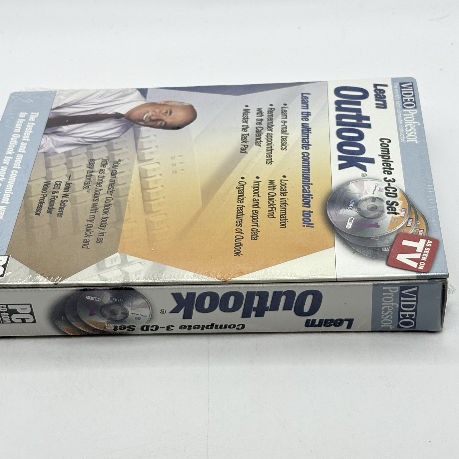 Video Professor Learn OUTLOOK PC Software Complete 3 CD Set
