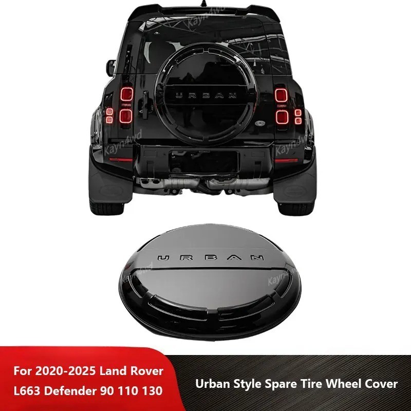 URBAN LAND ROVER DEFENDER L663 90 110 130 2020-2025 REAR SPARE WHEEL TYRE COVER