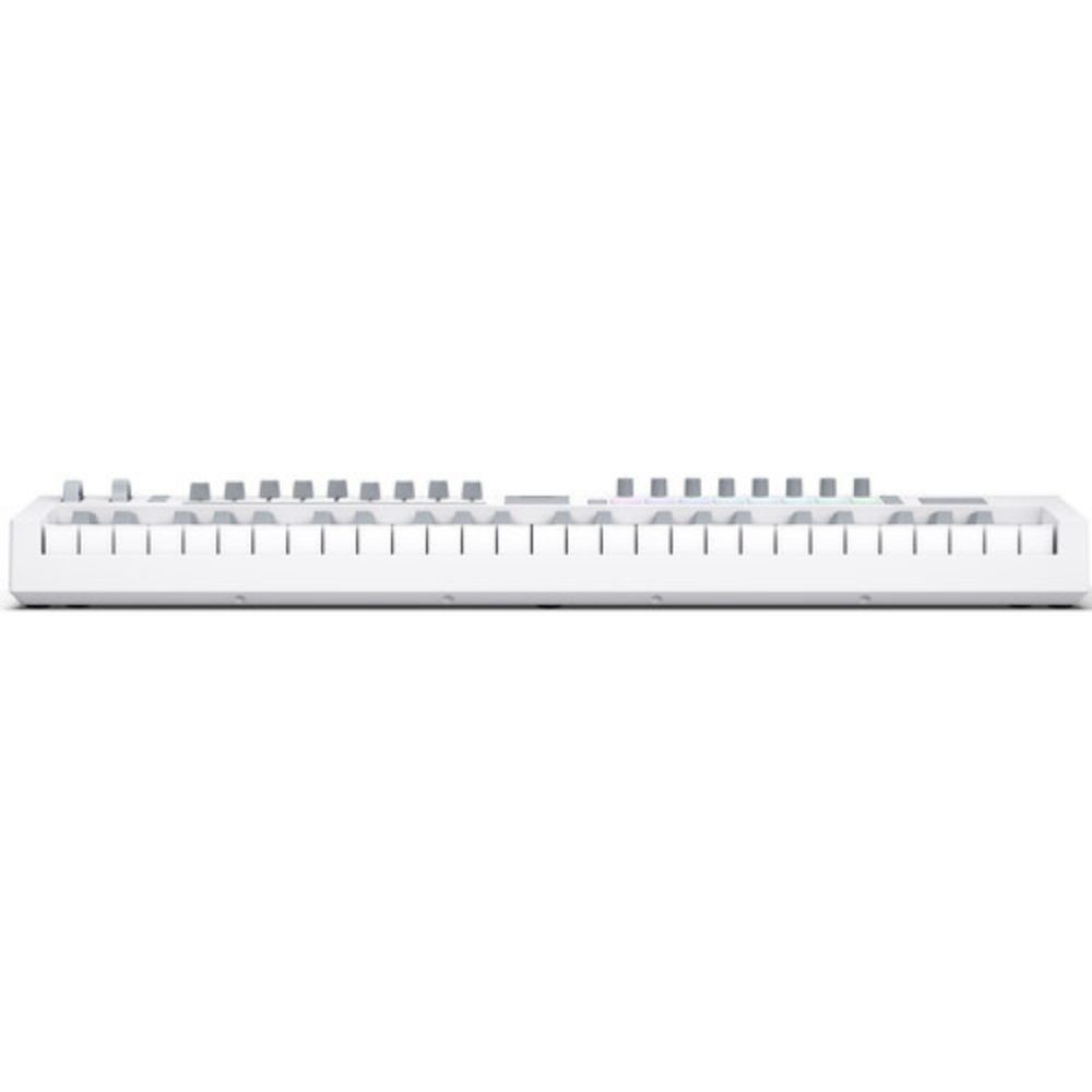 Novation Launchkey 49 MK4 USB MIDI Keyboard Controller (White, 49 Keys)