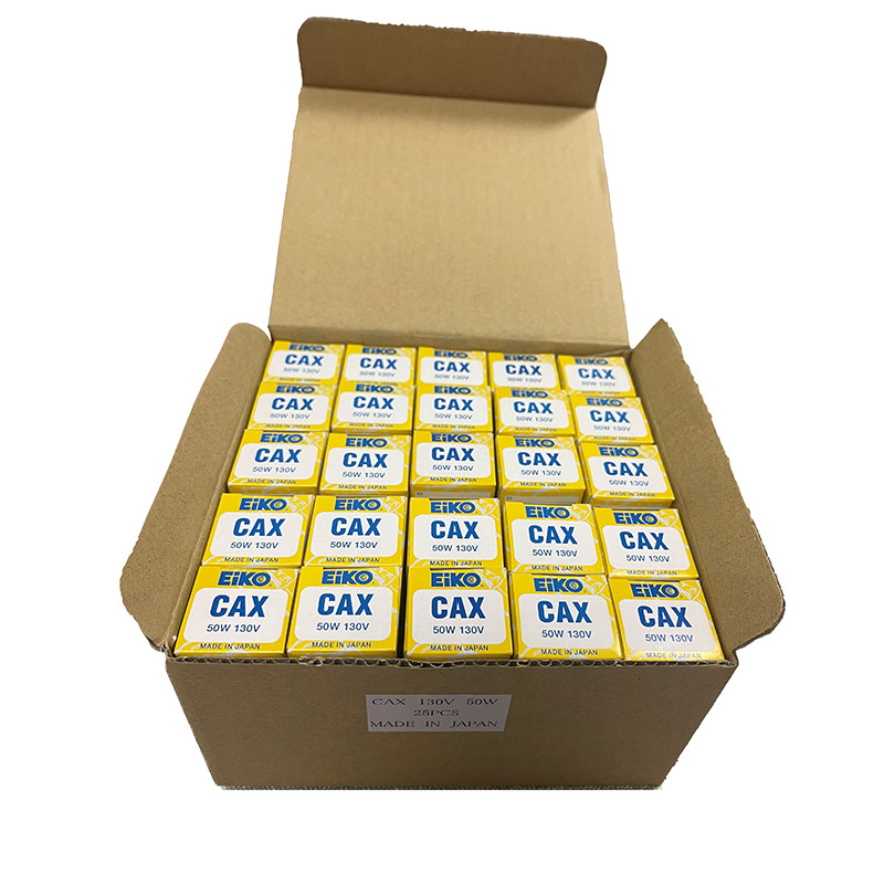 CAX 50W/130V [CASE OF 25] EIKO Brand Eye Chart Projector Bulb