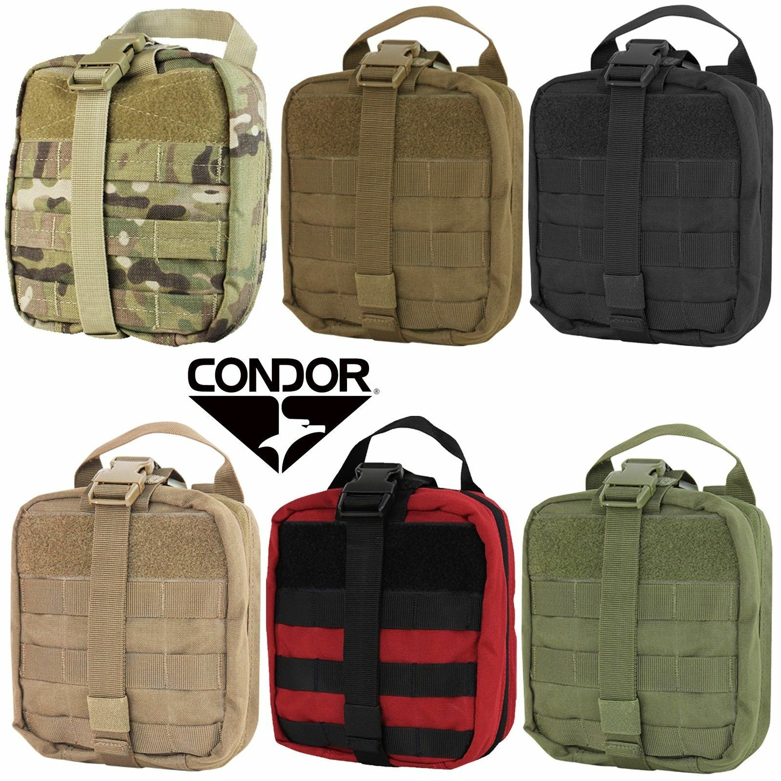 Condor MA41 Tactical EMT Rip Away MOLLE First Aid Combat Medic Tool Kit Pouch