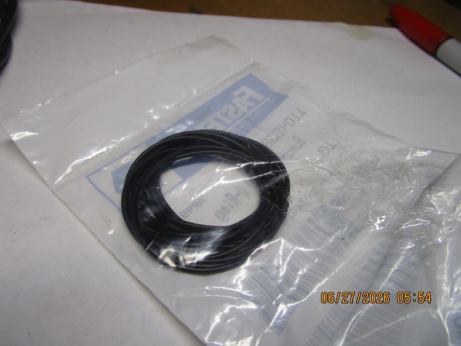 #030 1-5/8"ID x 1-3/4"OD 0.070" Cross Section Nitrile Standard O-Ring QTY 10