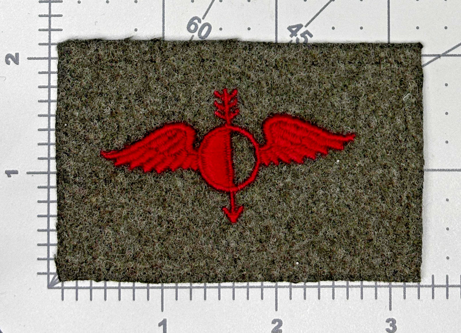 USMC Shipboard Marine Aviation Aerographer's Mate Cuff Patch Inv# K2209