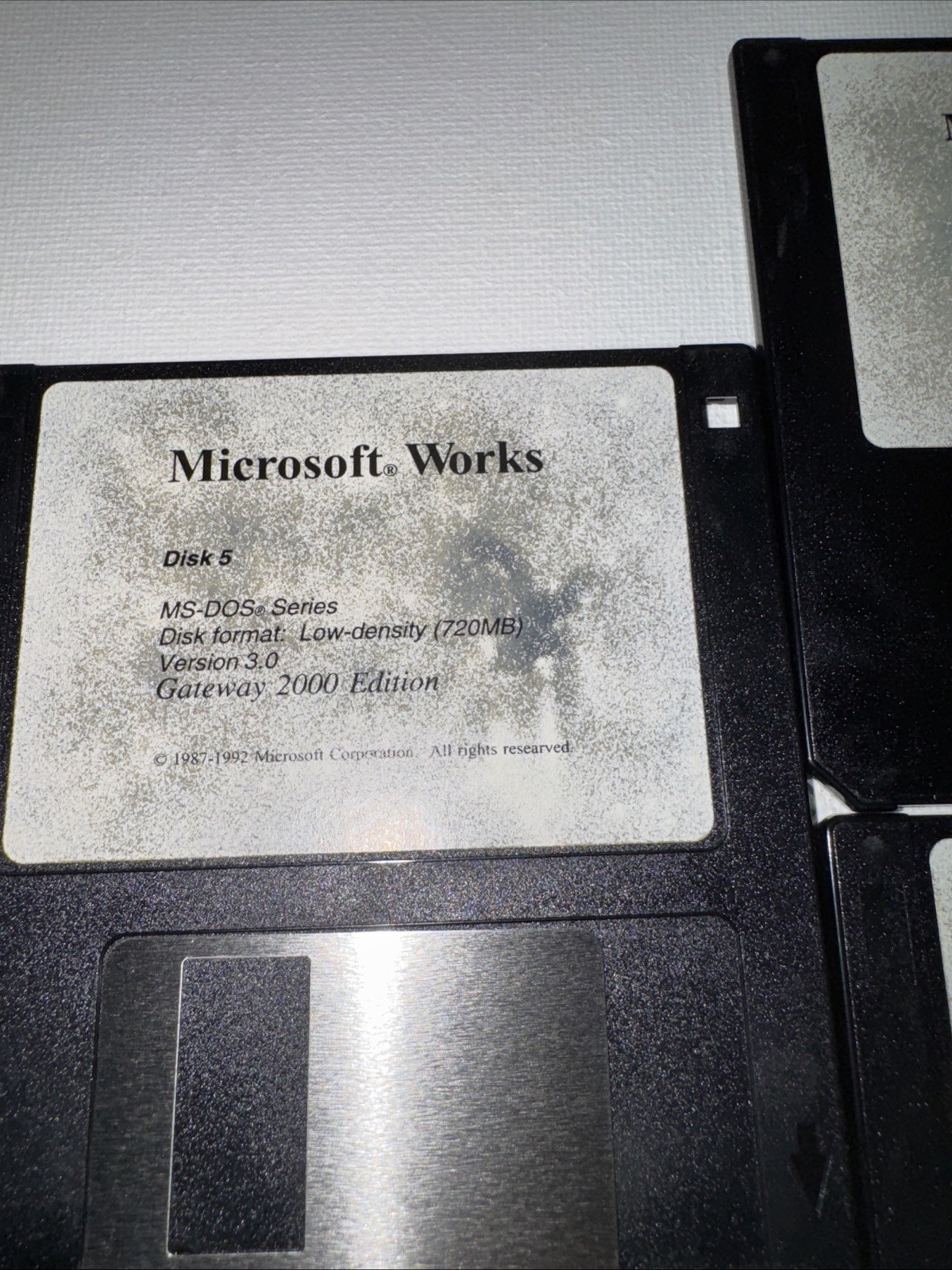 Microsoft Works Version 3.0• 3.5" Floppy Vintage 2000/ 5 Disks