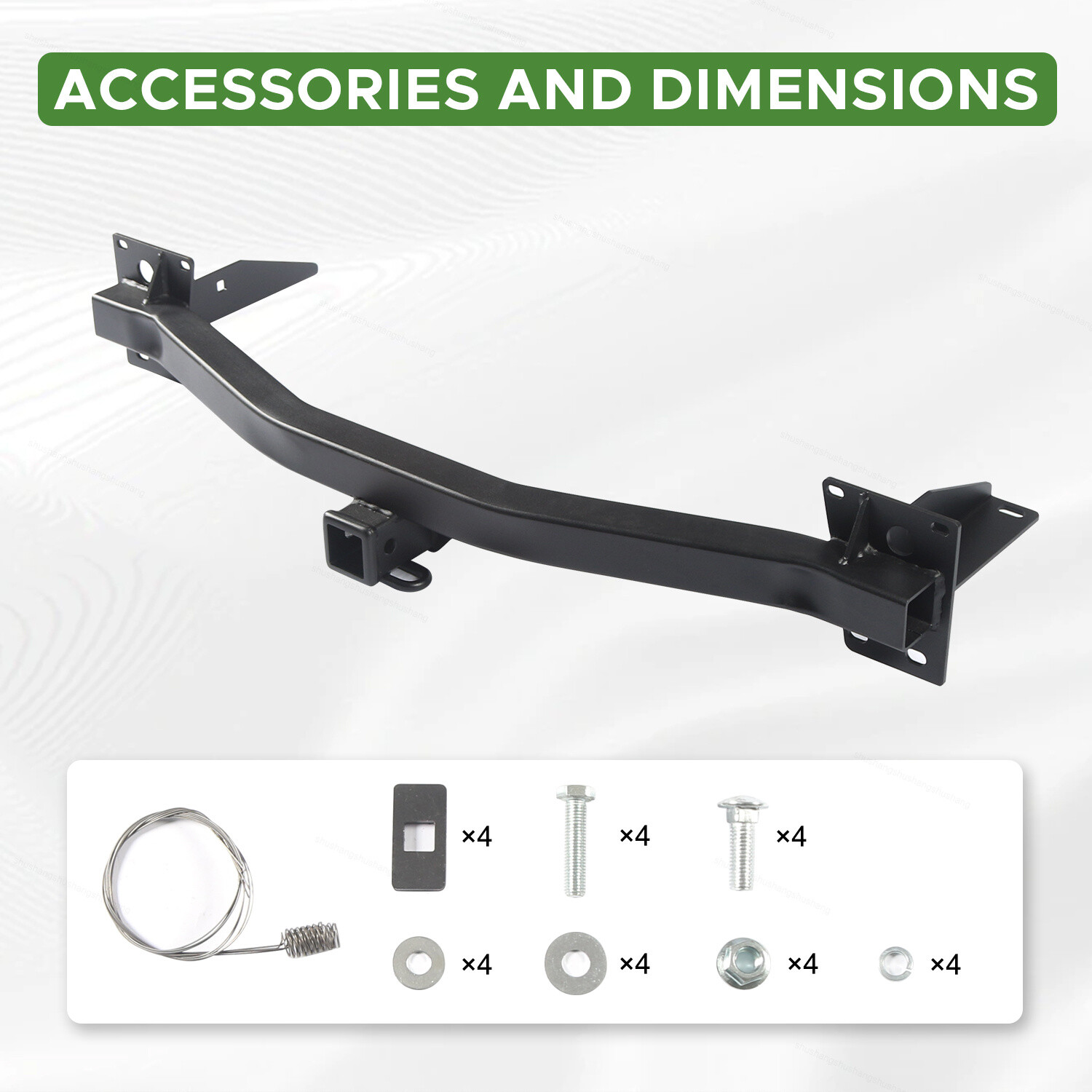 Class 3 Trailer Tow Hitch 2'' Fits 2018-23 Chevy Traverse 2018-24 Buick Enclave