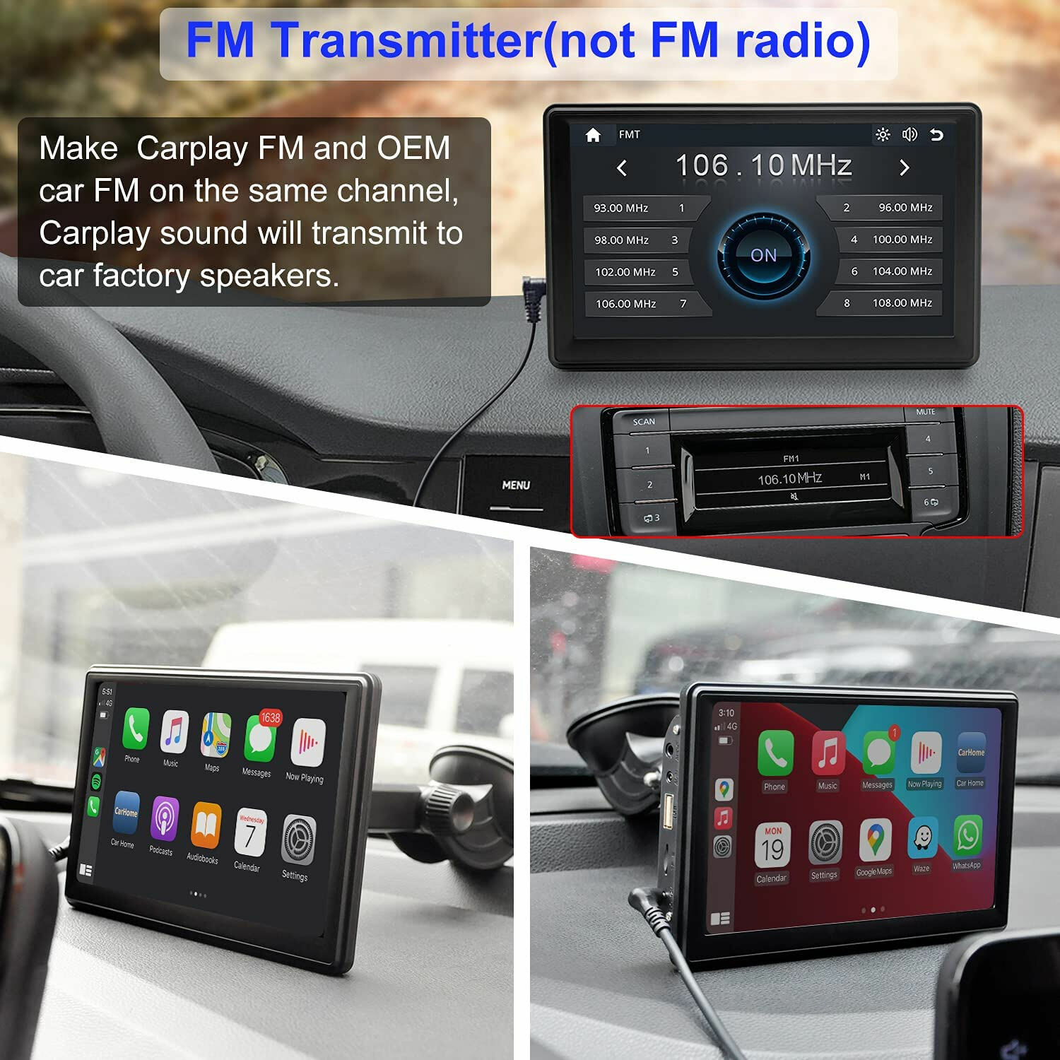 for GREAT WALL - WIRELESS APPLE CARPLAY & ANDROID AUTO ALL MODELS EASY INSTALL 2