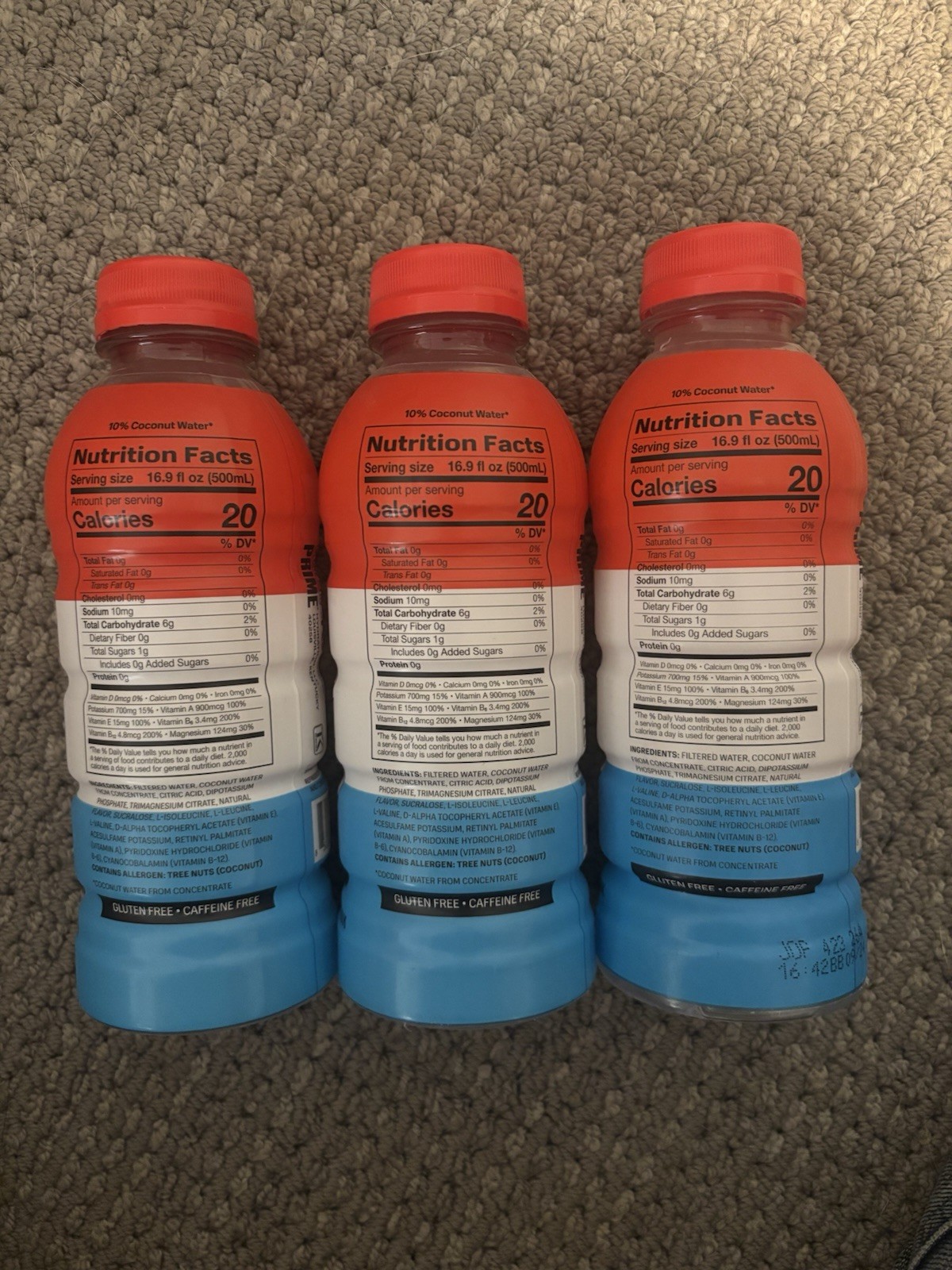 Prime Hydration Sealed Ice Pop - Set of 3 (16.9 fl oz)
