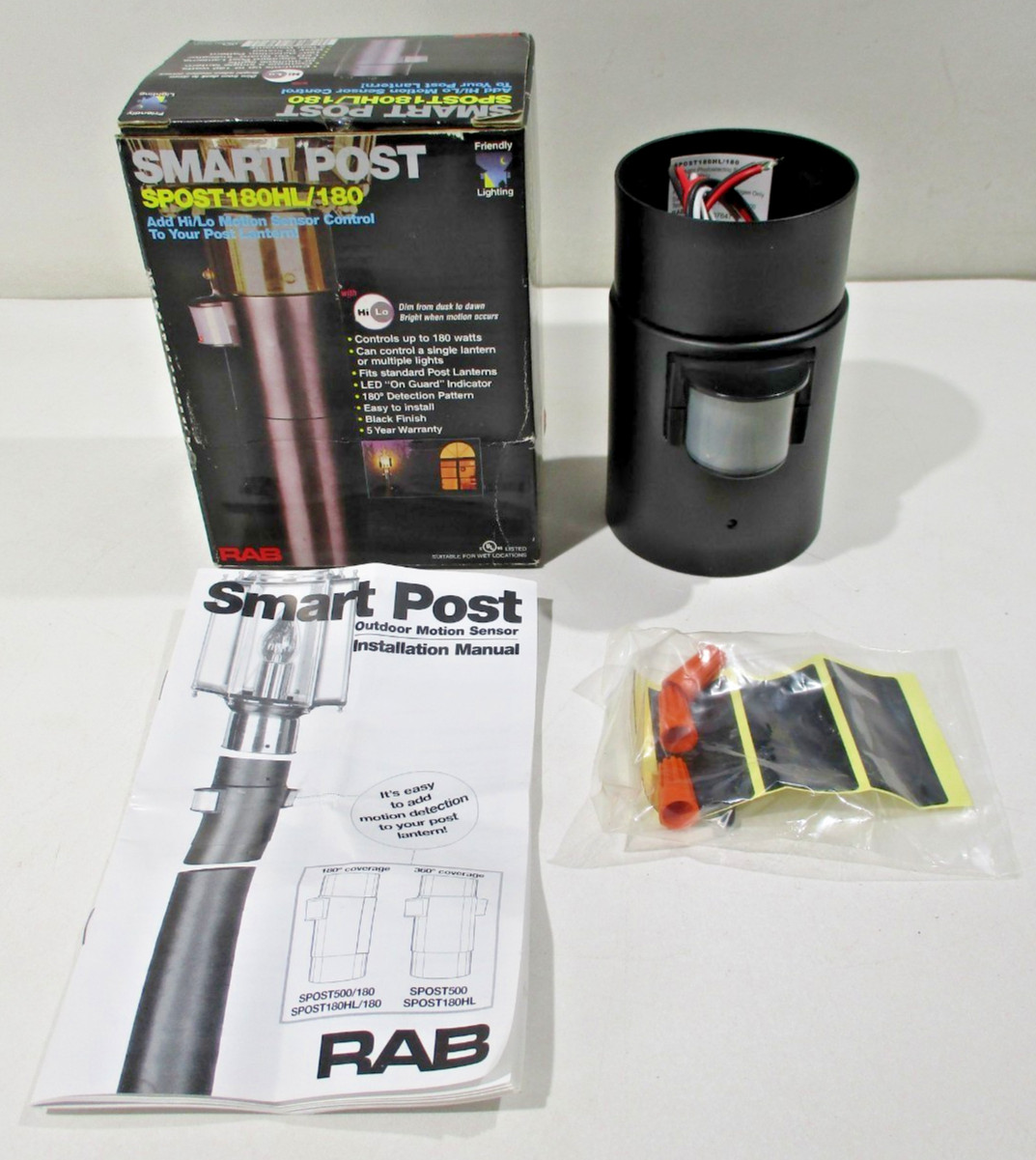 RAB Smart Post SPOST500/180 Motion Sensor Control for Post Lantern