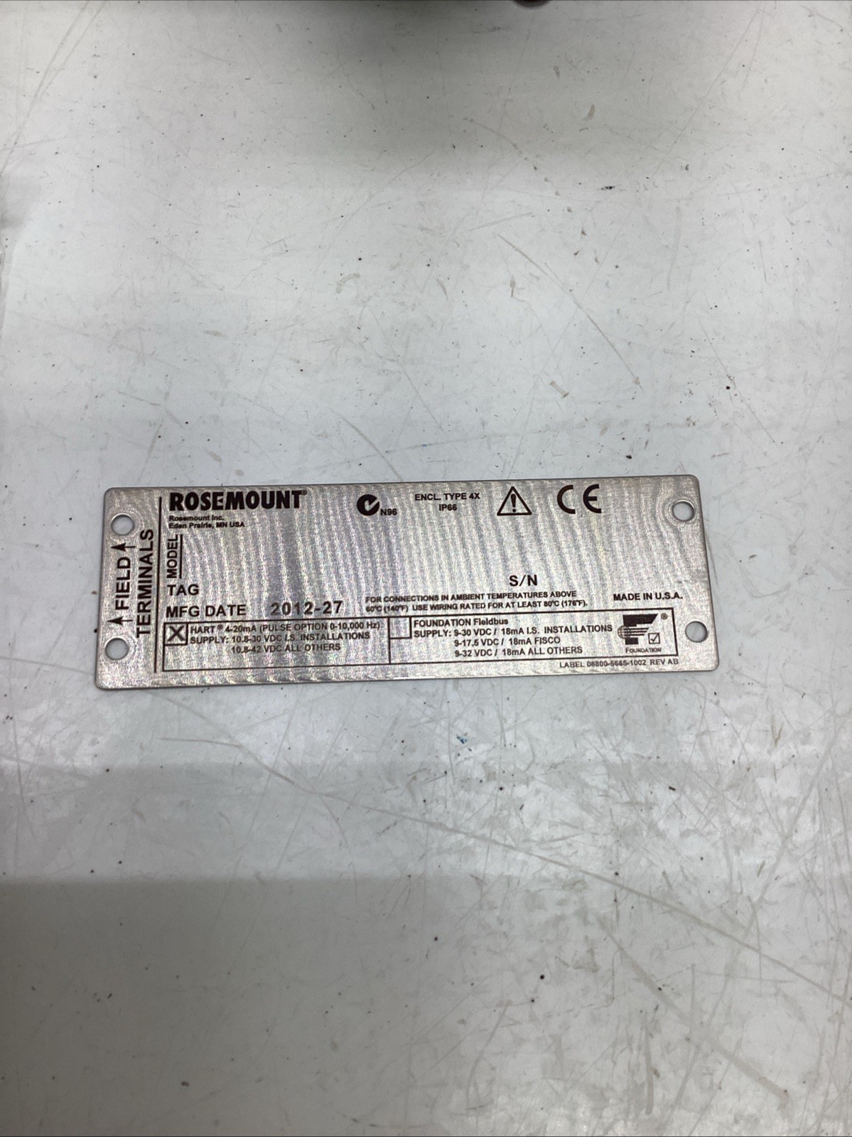 Rosemount 8800 Vortex Flow meter Transmitter NEW