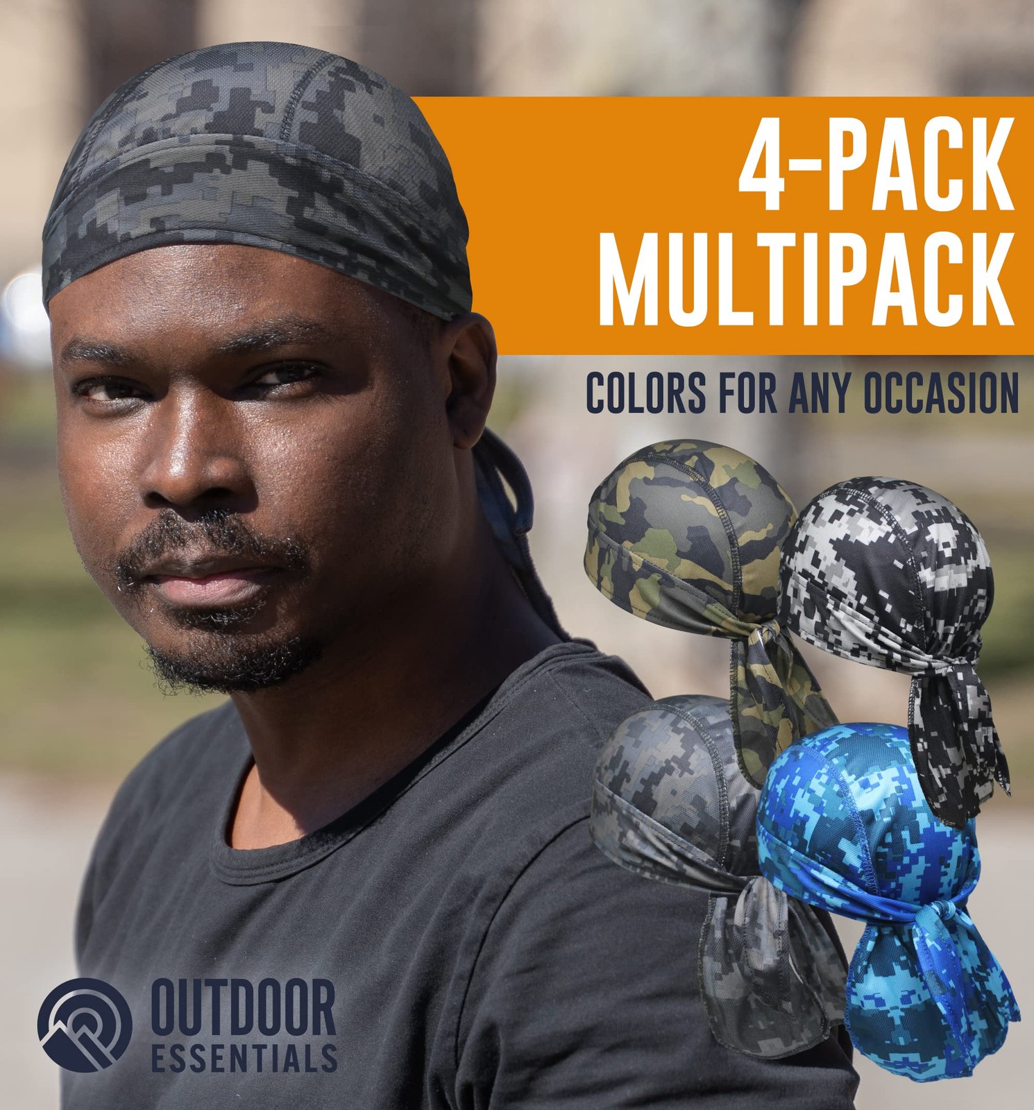 Cooling Helmet Liner - Motorcycle Headwraps for Men - Do Rag Bandanas for Men...