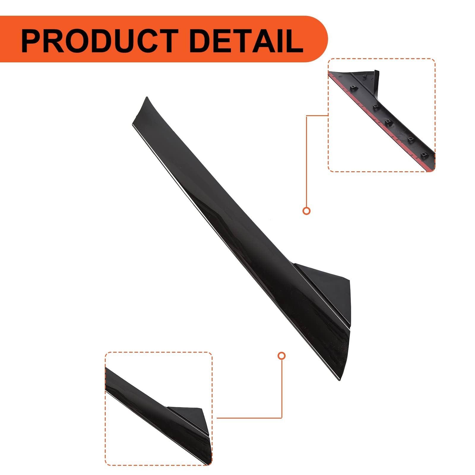 Left APillar Molding Windshield Outer Trim Compatible with 20112019 Ford Expl...