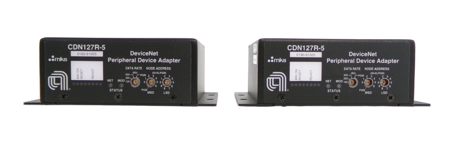 MKS Instruments CDN127R-5 DeviceNet Peripheral Adaptor Lot of 2 New