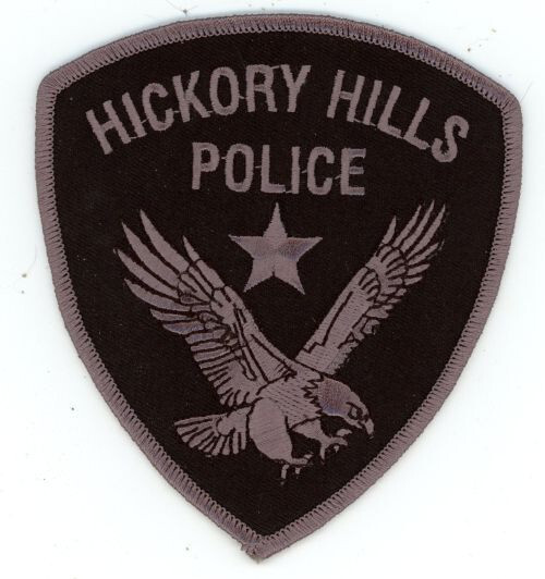 ILLINOIS IL HICKORY HILLS POLICE SUBDUED SWAT STYLE NICE SHOULDER PATCH SHERIFF