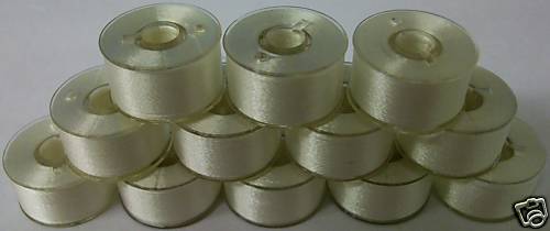100 PREWOUND SINGER 15J CE100 & 200 Futura Bobbins! Black & White