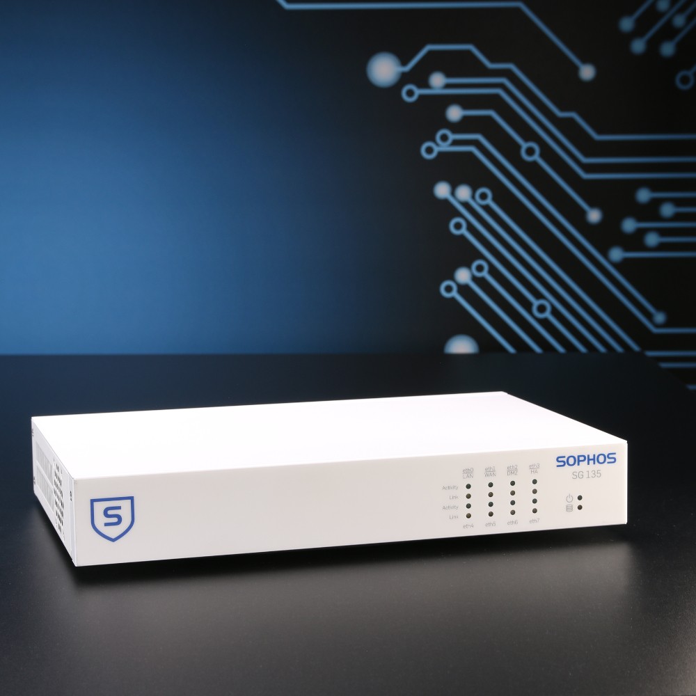 Sophos SG135 Rev.2 UTM Firewall // 8x GbE, Security Appliance