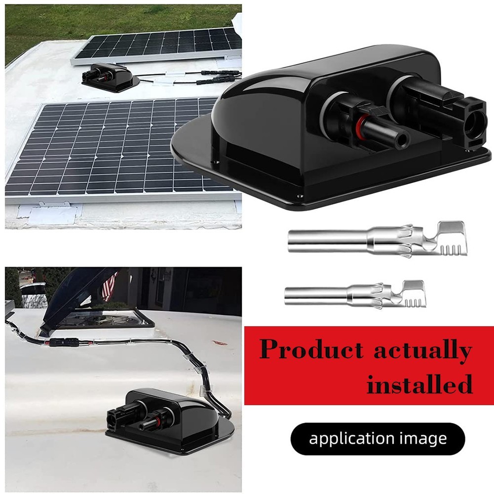 Waterproof ABS Solar Panel Cable Connections Box for Housing Solar Cells RV