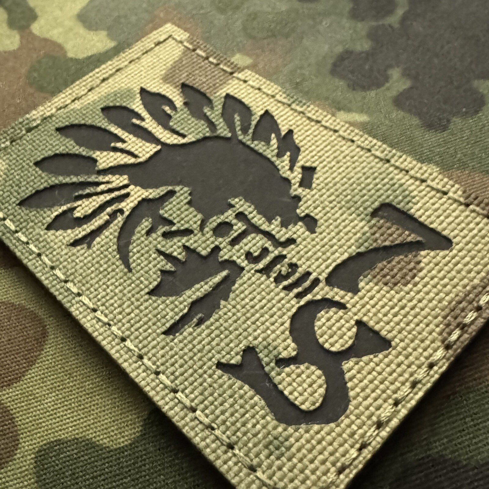 ONE7SIX REDMAN CAMO Laser-Cut REFLECTIVE Patch Hook/Loop GBRS SupDef FOG O7S