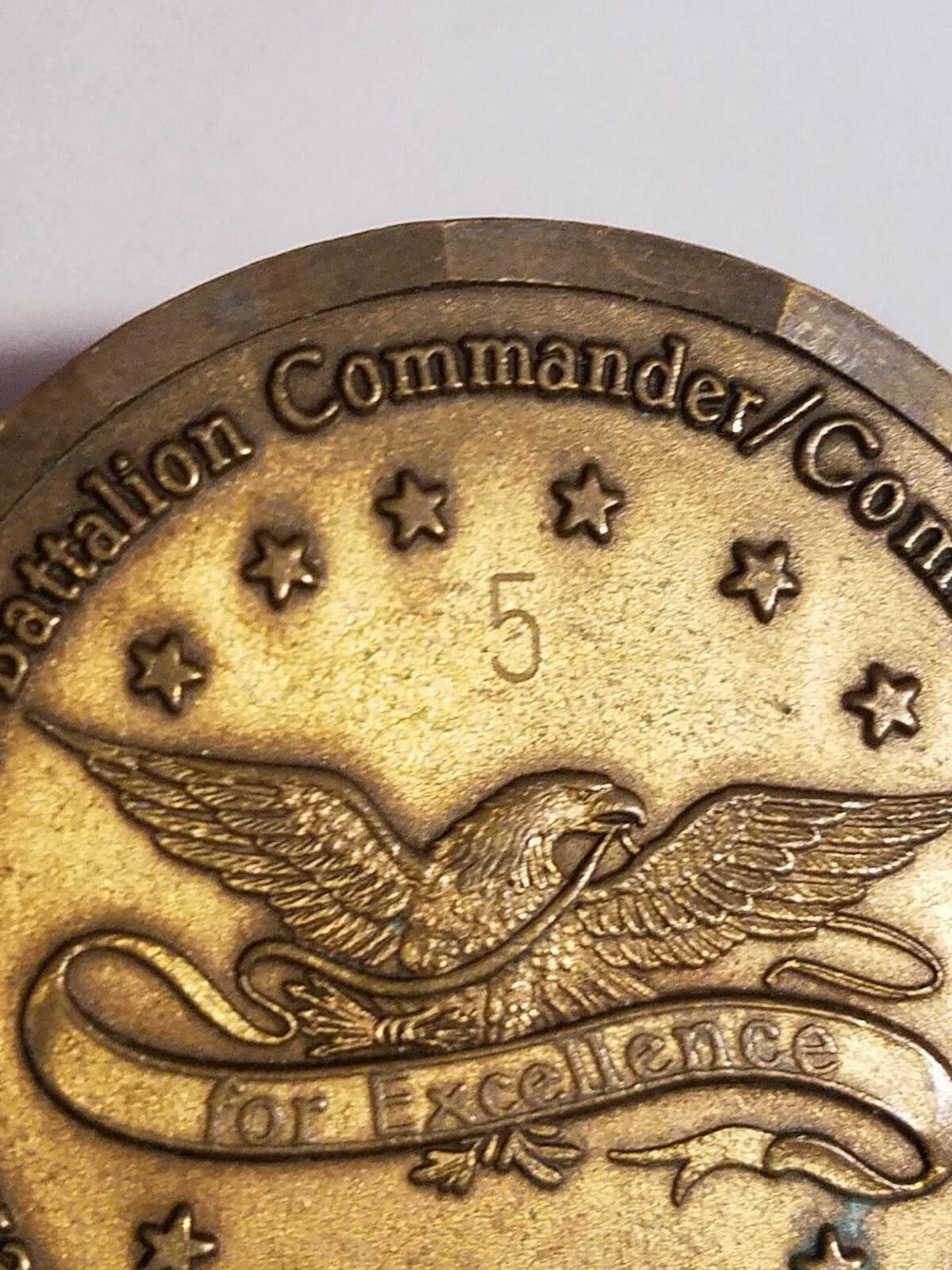 Authentic U.S. Army 417th Base Support Battalion Challenge Coin ~ Numbered Coin