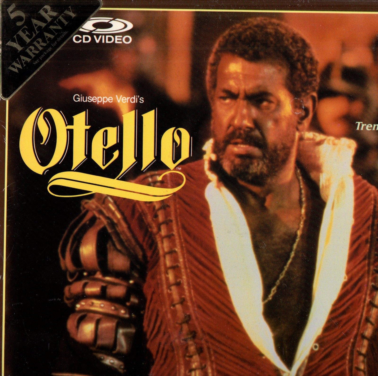 PLACIDO DOMINGO "VERDI: OTELLO" 2 LASERDISC SET 1987 cannon sealed