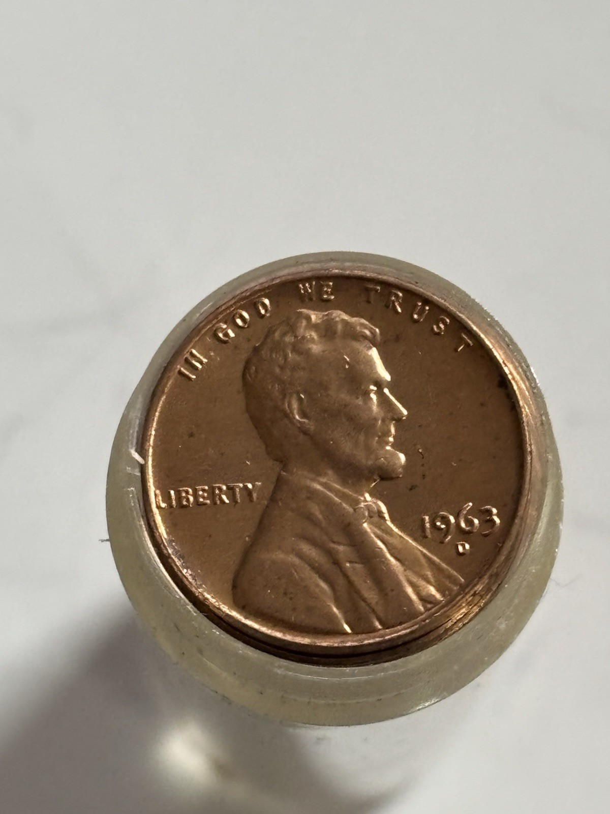 6 Rolls 1963 D Uncirculated Lincoln Pennies