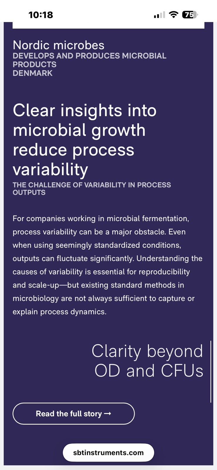 SBT BactoBox Cell Growth Instrument. SBT Instruments