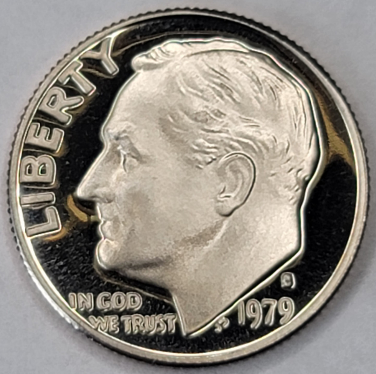1979 S Gem Proof DCAM Roosevelt Dime - CN-Clad