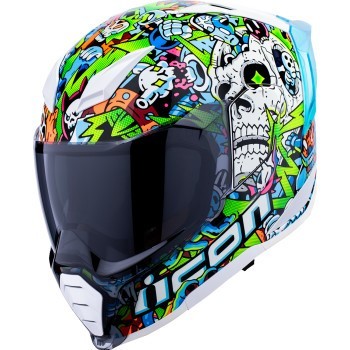 Icon Ultraflite Helmet Full Face - Doodle 3 - Adult Size Large 0101-18064