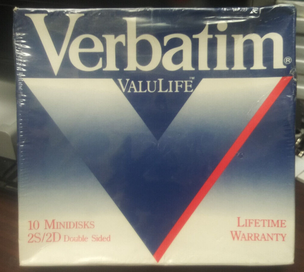 Verbatim 2S/2D ValuLife Floppy Disks #28821 5 1/4 Floppy Disk (Verbatim, 1985)