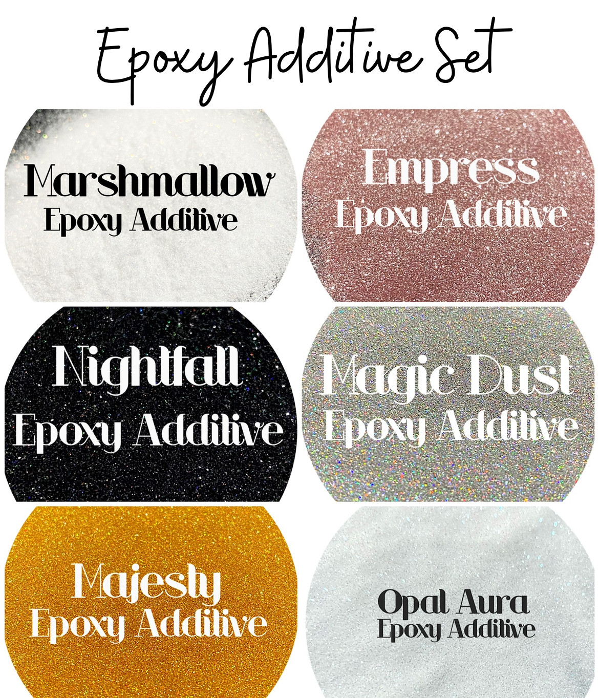 Premium Polyester Glitter Set - Epoxy Additive Micro Fine Set
