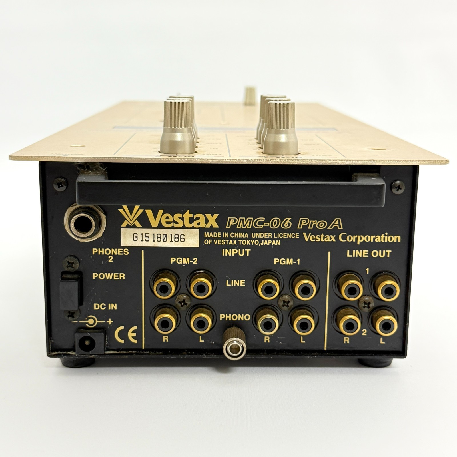 Vestax PMC-06 Pro A DJ Mixer Controller Tested Maintained Used #0066