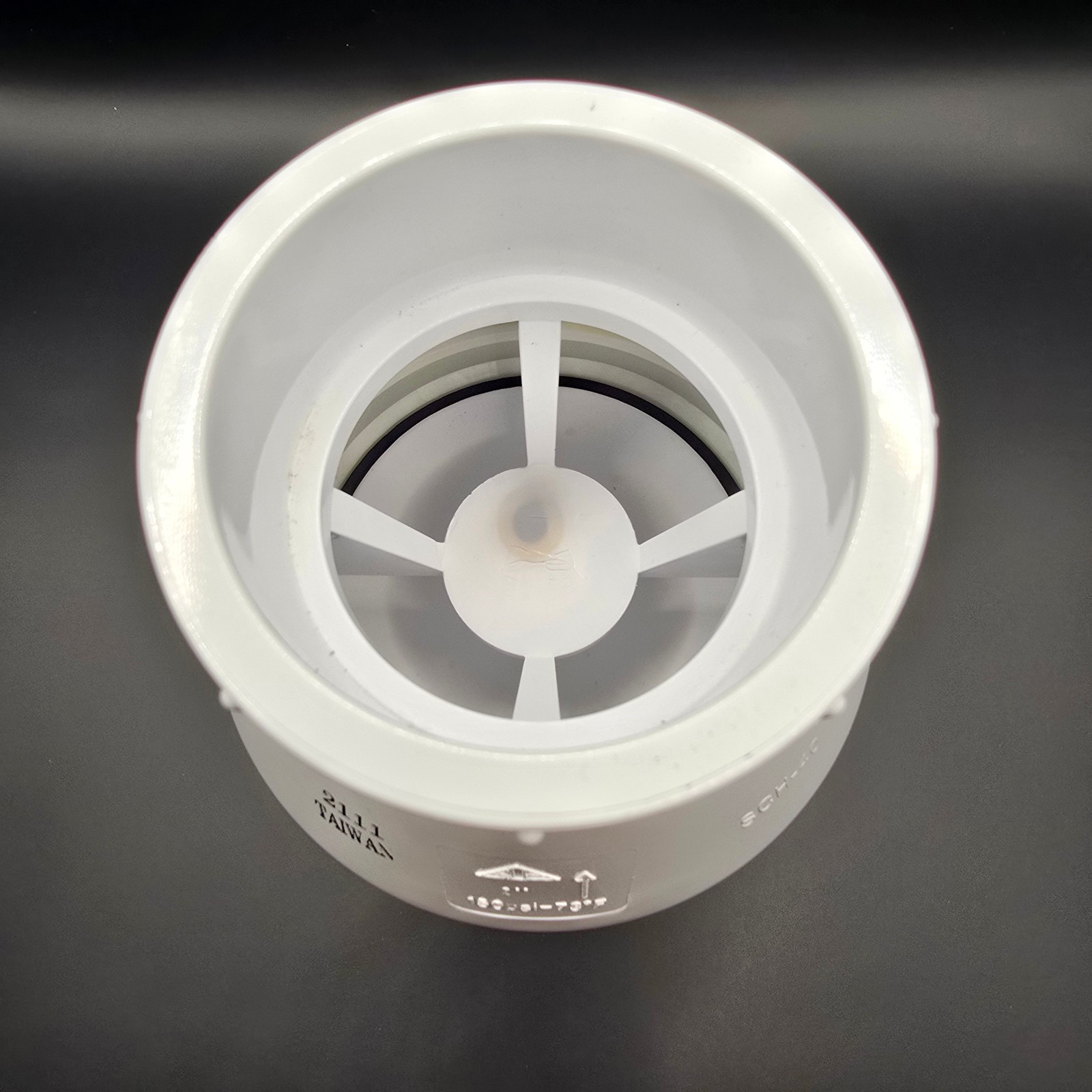 Colonial Valve / Lasco 2" Pool Spa Spring Check Valve PVC Slip - NEW