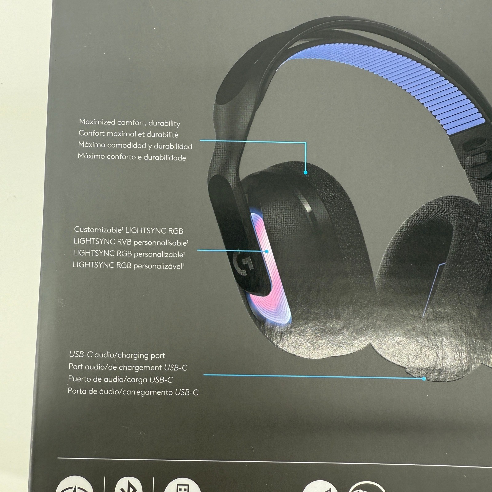 Logitech G522 Lightspeed Wireless Gaming Headset for PC/PS5 BRAND NEW