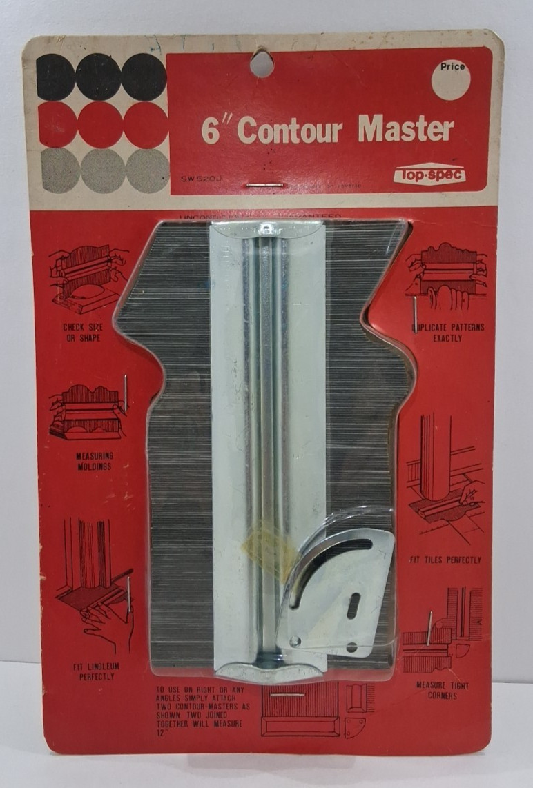 New Old Stock Top-Spec 6" Contour Master SW 520J Duplicate Patterns Exactly