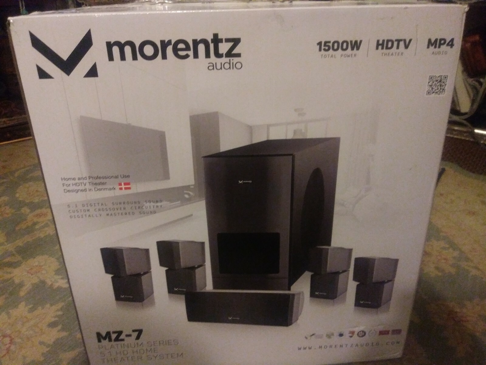Morentz Audio mz-7 5.1 HD Home Theater System